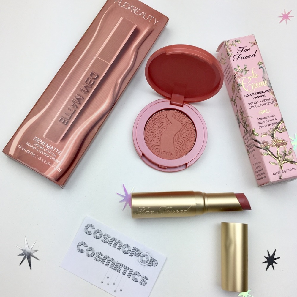Lip & Cheek Trio—Tarte, Too Faced, Huda✨294 - Picture 1 of 8